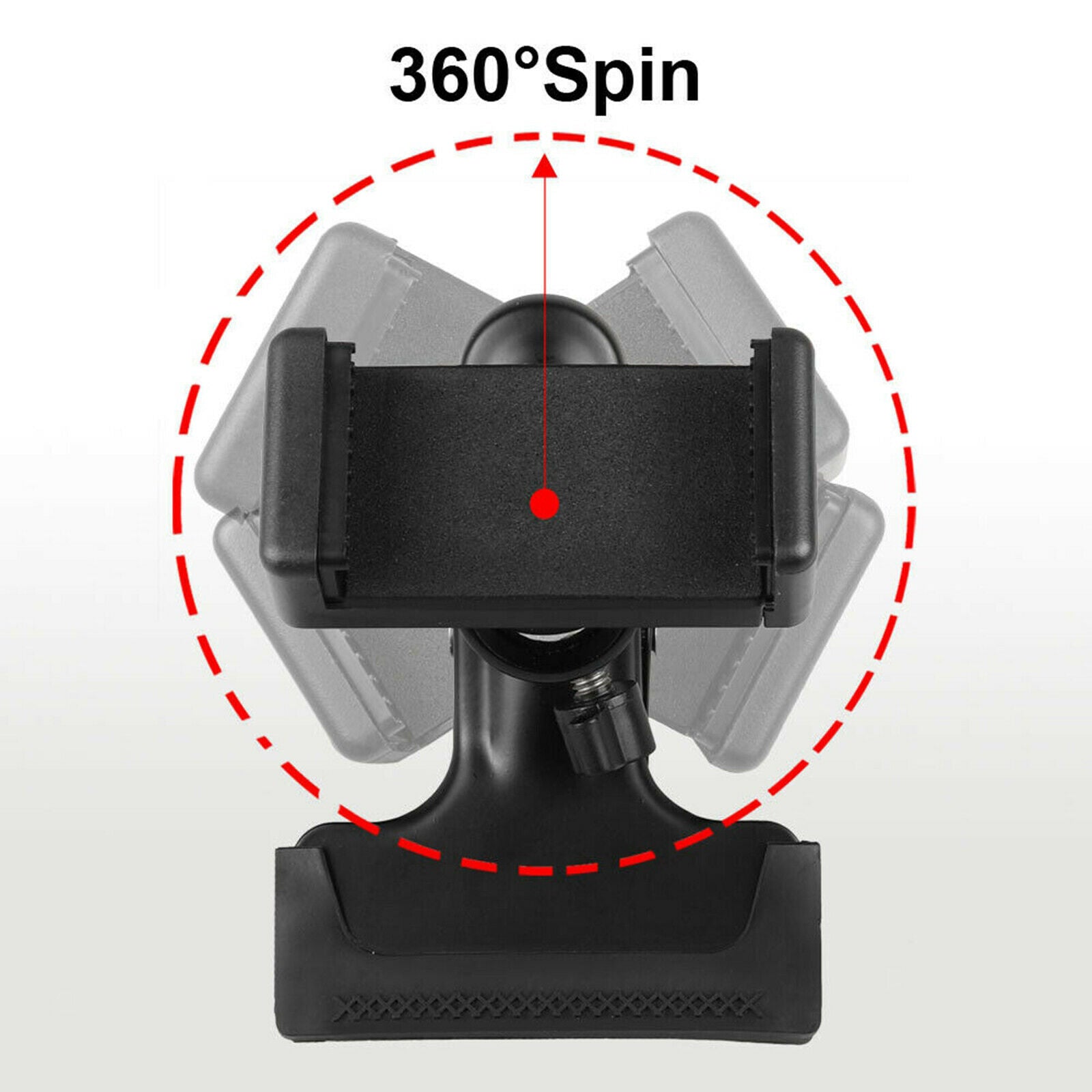 Guitar Bass Head Phone Holder Live Broadcast Bracket Clip for Mobile Phone