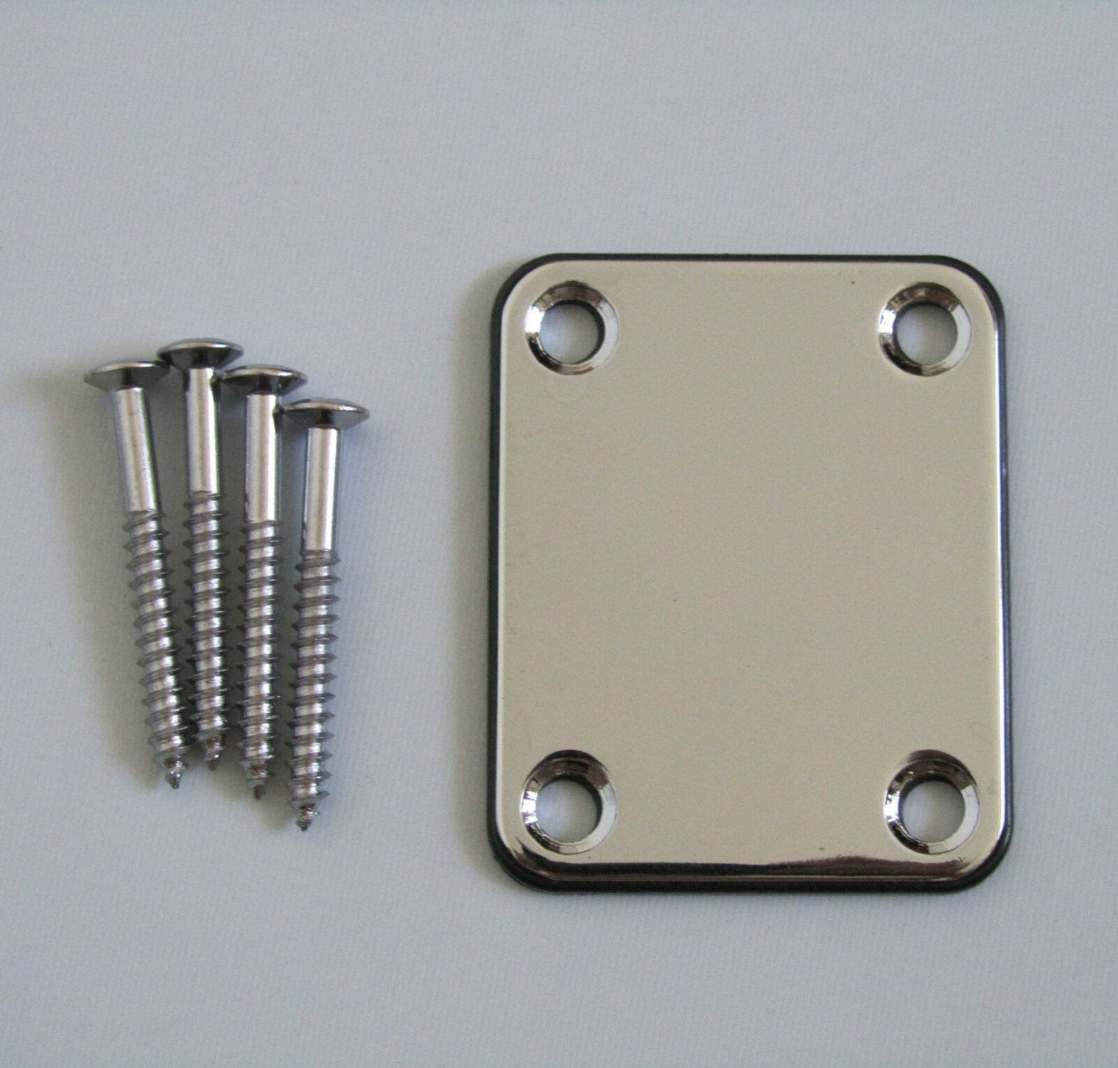 Electric Guitar Metal Neckplate Fits For Fender Chrome