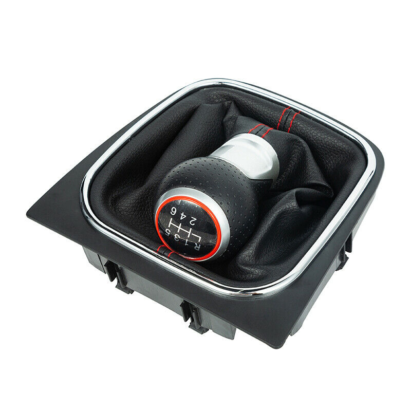 1x 6 Speed Stick Gear Shift Knob Shifter For VW Golf 5 MK5 6 MK6 GTI GTD R32 R20