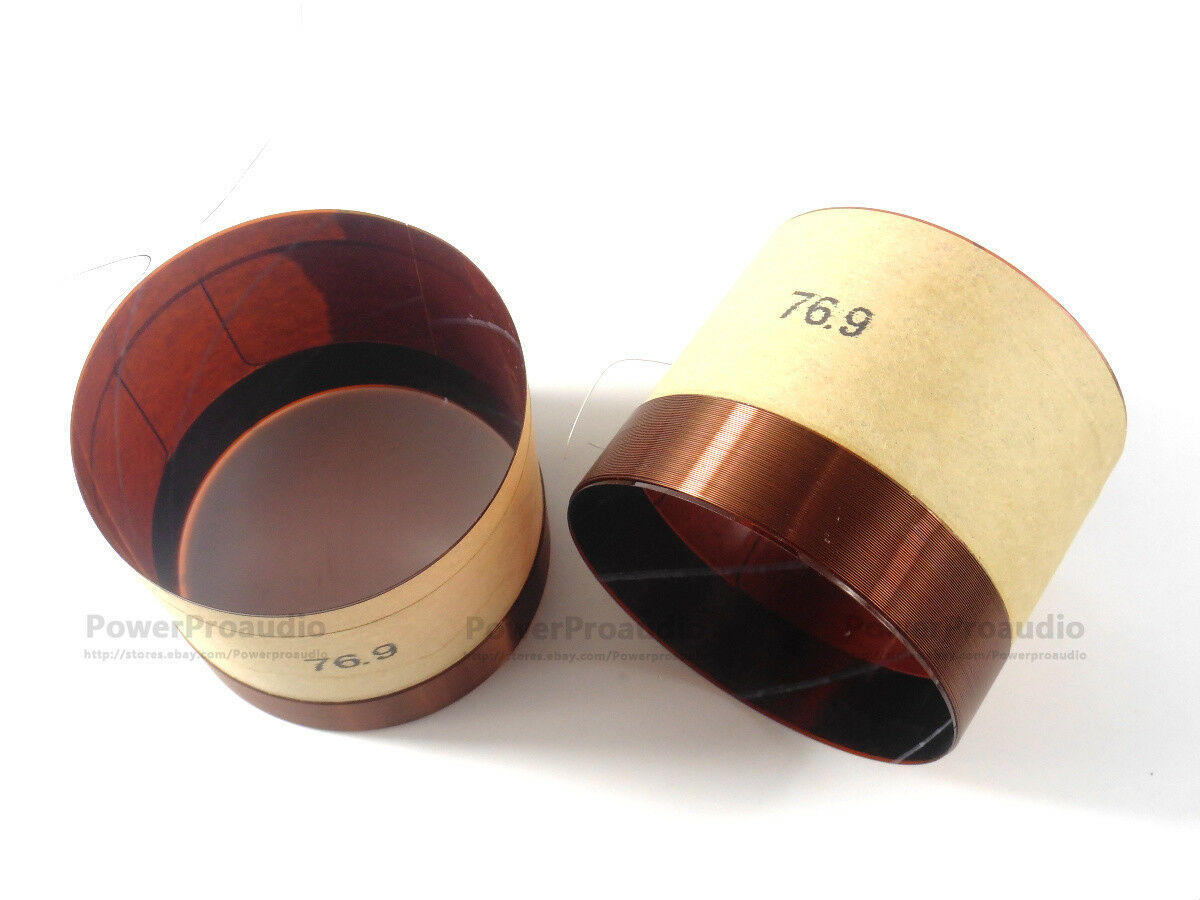2PCS /LOT 76.9 mm skeleton: woofer / loudspeaker / speaker voice coil