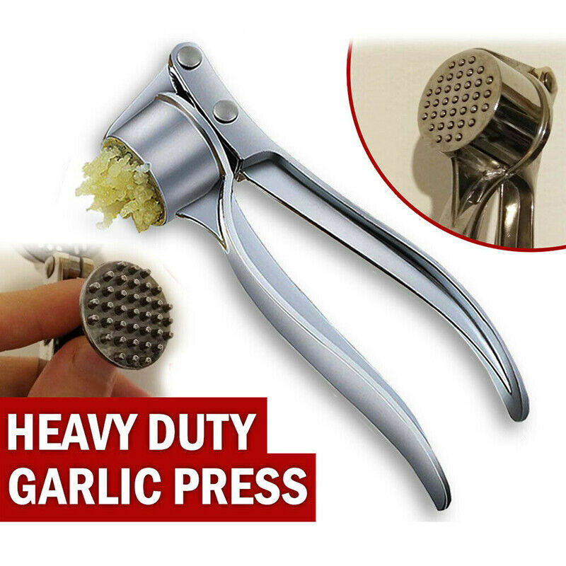 Garlic Press Crusher Mincer Chopper Peeler Squeeze Cutter Stainless Steel.l8