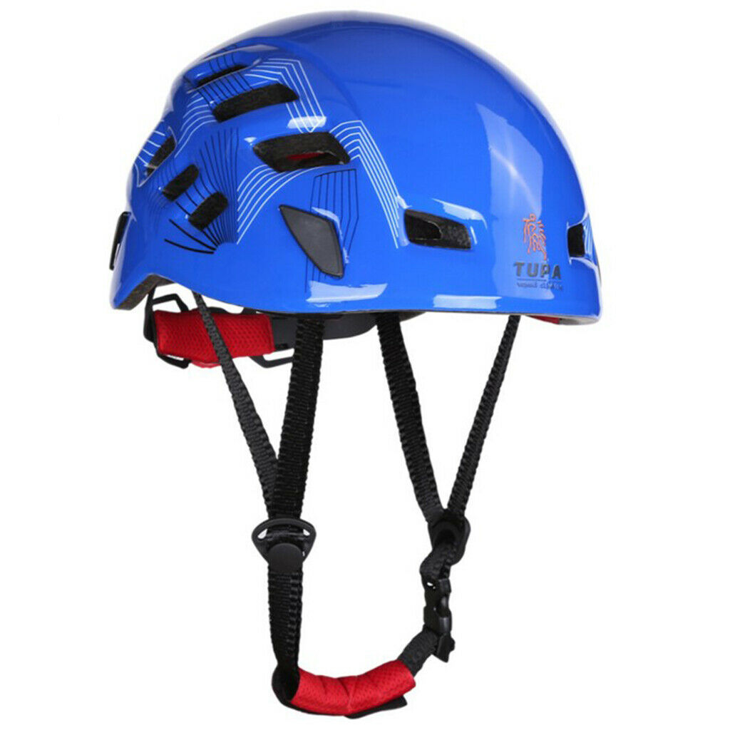 Adjustable Safety Hard Hat Lightweight Climbing Helmet Construction Blue