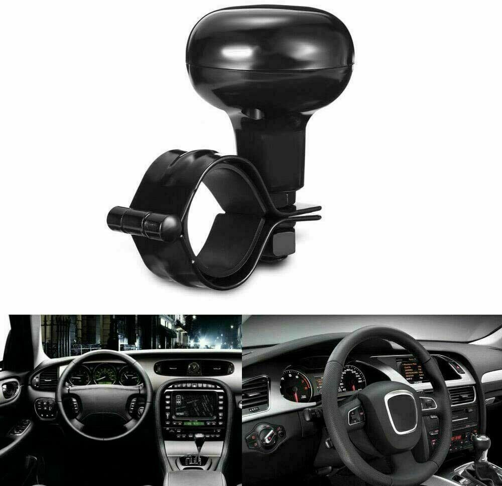Auto Heavy Duty Suicide Knob Car Black Steering Wheel Spinner Handle Knob US