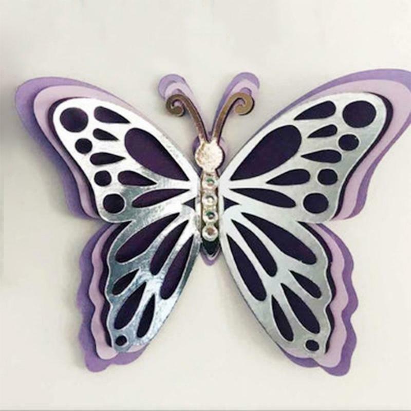 Butterflies Metal Cutting Die Stencil DIY Scrapbooking Album Paper Card Template