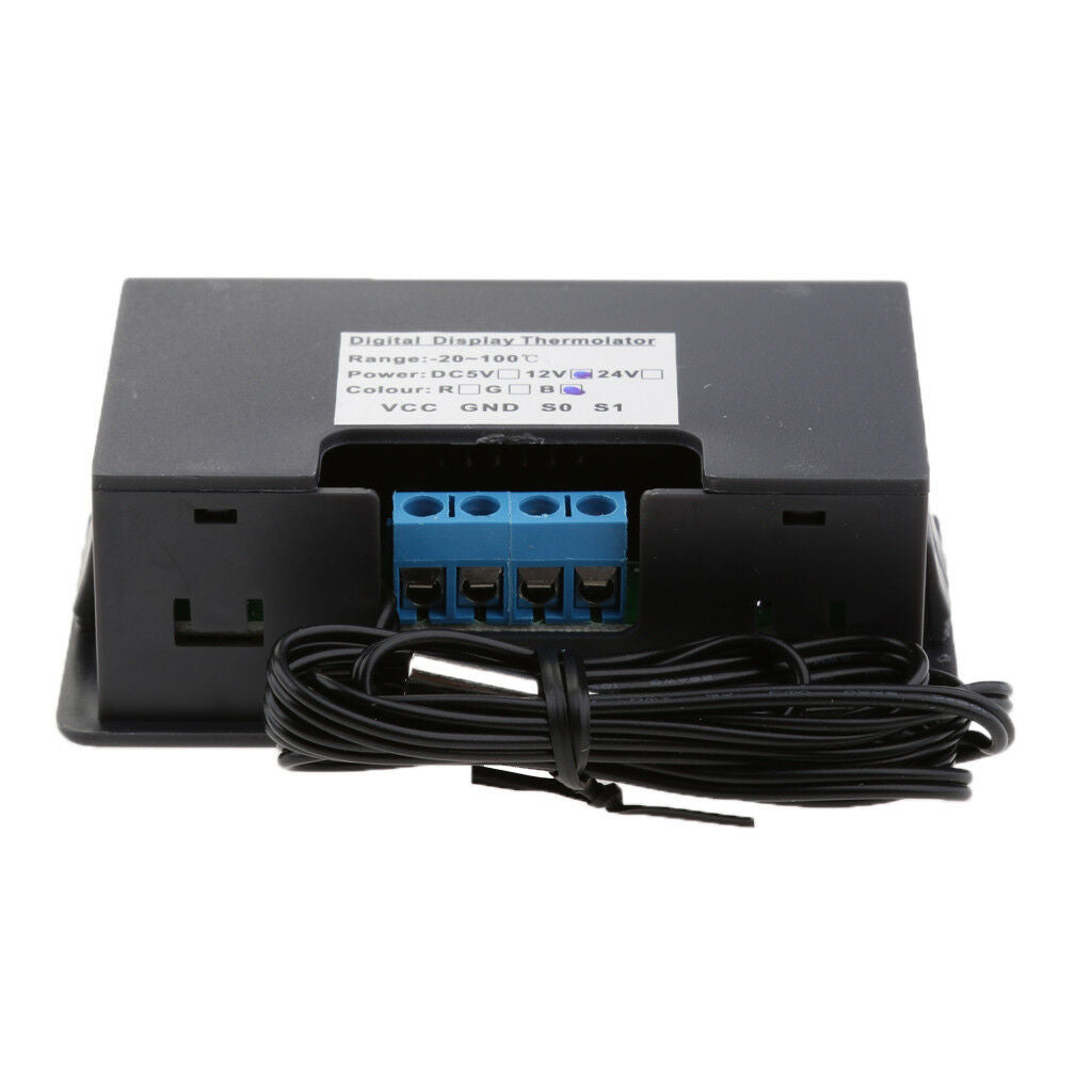 DC 12V 10A Digital LCD Thermostat Temperature Controller w/ Sensor Probe