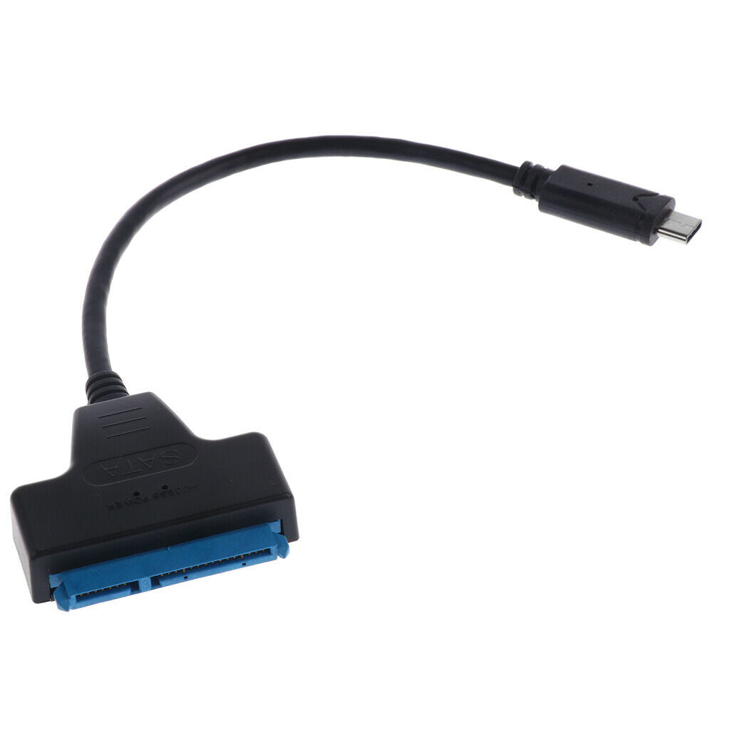 USB 3.1 Type C to SATA 22Pin (7 Pin+15 Pin) Converter Cable for 2.5" HDD