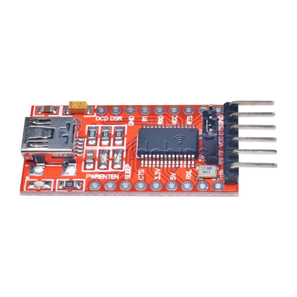 2Pcs FT232RL FTDI Module Mini Port USB to TTL 3.3V 5.5V Arduino Serials Adapter