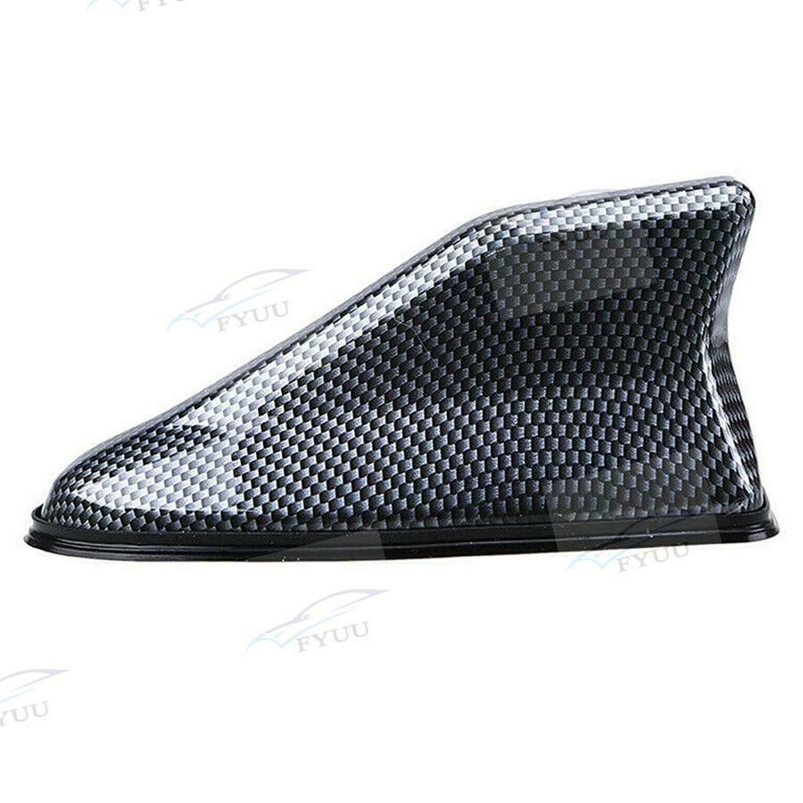 1xCarbon Fiber Look Shark Fin Roof Antenna Radio AM/FM Signal Aerial Car Access