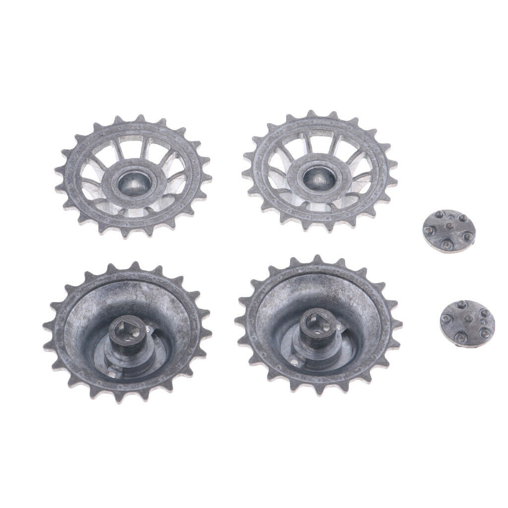4Pcs RC Driving Wheel for Henglong 3818-1 RC German Tiger/Panther Tank