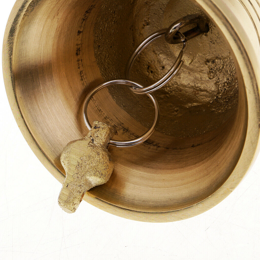 Chinese Feng Shui Hanging Bell Wind Chime Homo Decor Mascot for Fortune 75mm