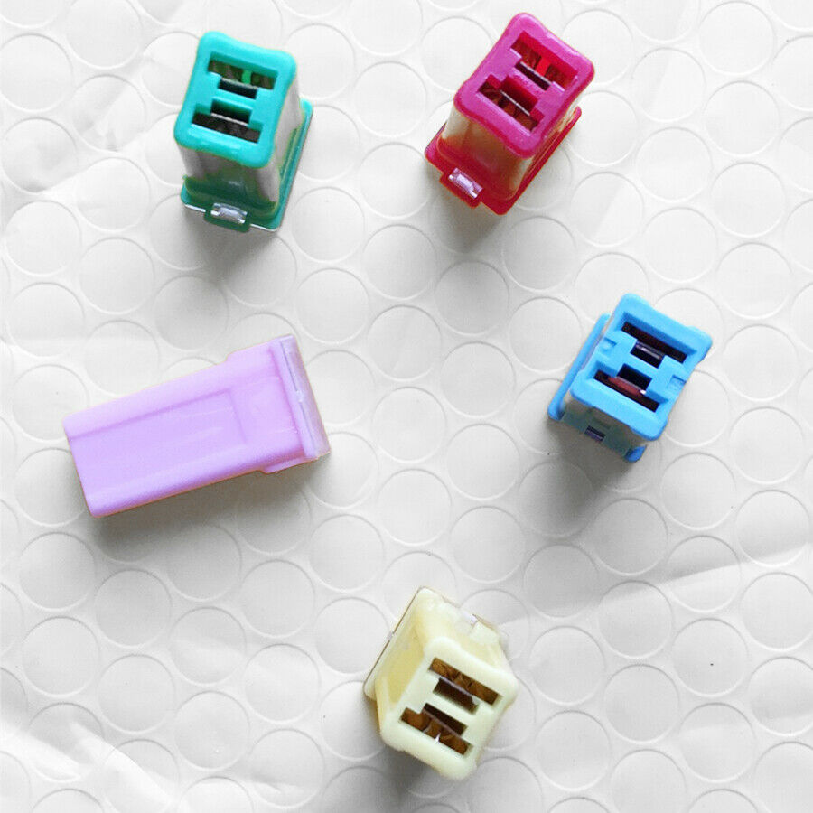 20pcs Mini Square Fuse 20A 30A 40A 50A 60A AMP  Car Fuse Assortment Auto Fuse