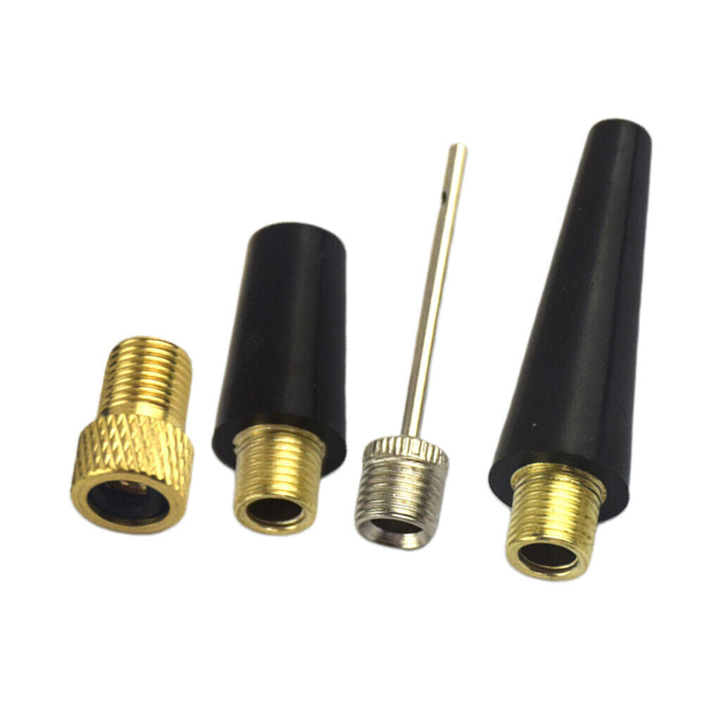 Durable Brass Pump Valve Adapter FV to AV Adaptor Sports Ball Inflate Needle