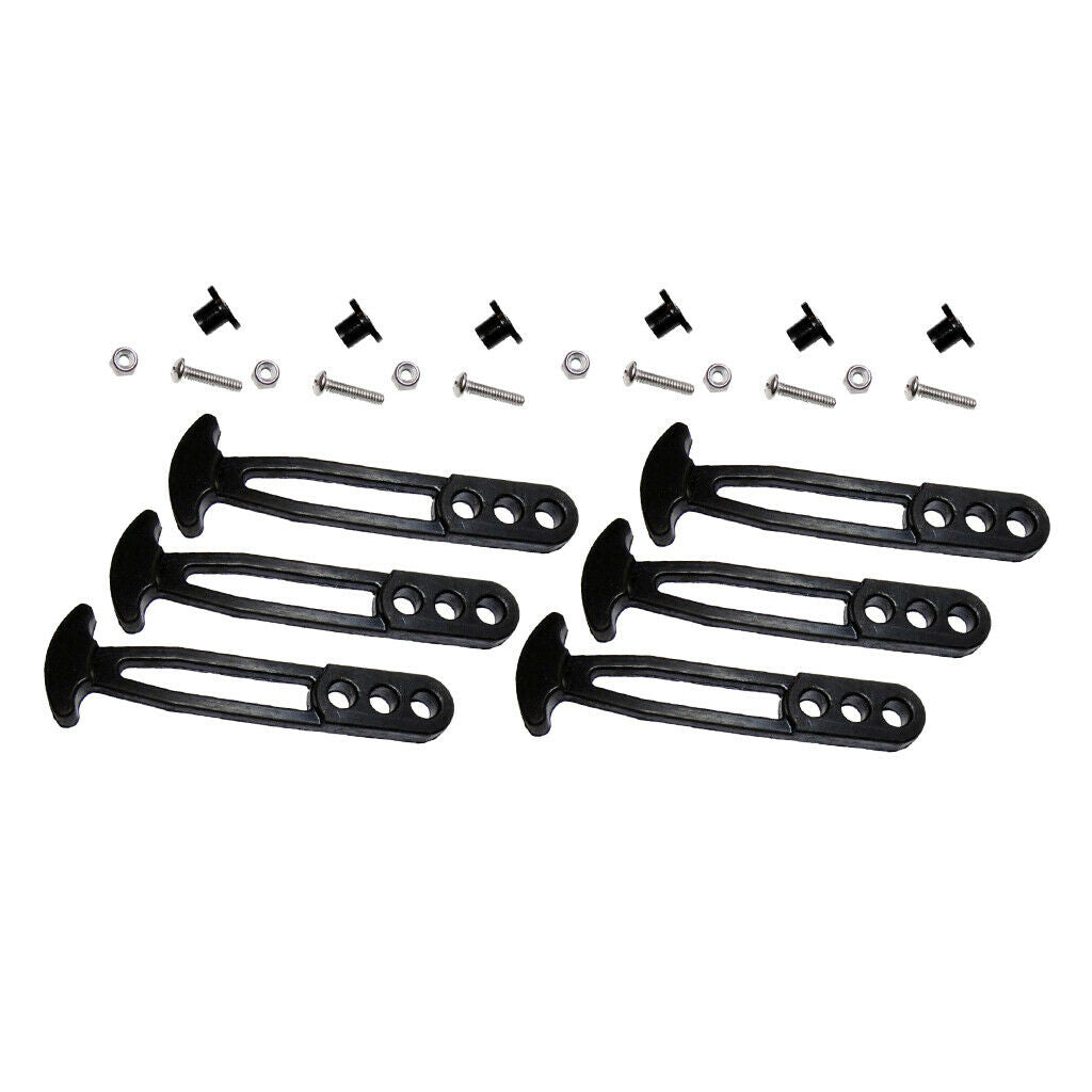 6 Pieces Strap Bungee Cord Holder Tie Down Strap Ladder Yacht Spare Part