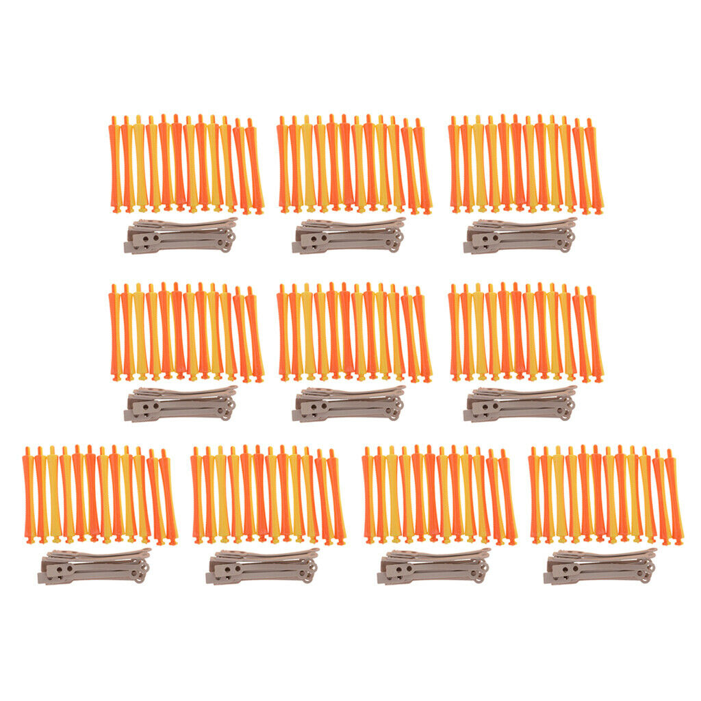 Set of 120 Professional Perming Rods Hair Tools for Curling Hairdressing