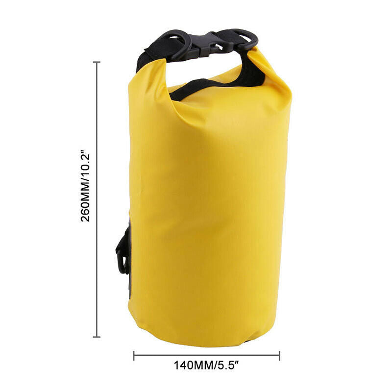2L Motorcycle Outdoor Dry Sack Bag Waterproof Diving Swimming Travel Drifting