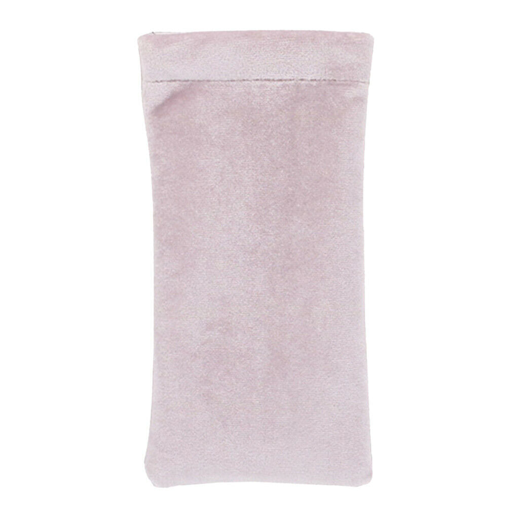 2X Sunglasses Pouch Eyeglass Cases Eyewear Storage Bag Protector Pink