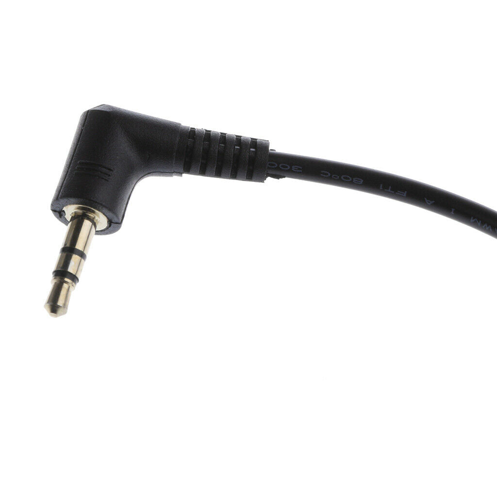 17cm 4 Pole 3   1/8" 3.5mm Female to 3 Pole Male TRRS Adapter Cable Black