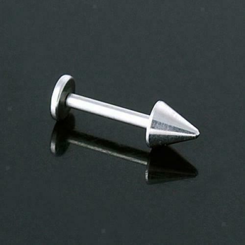 10PCs Labret Spick  Steel Body Jewelry Lip Chin Rings