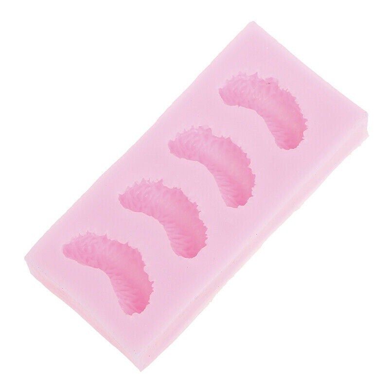 Pink Four Oranges Silicone Fruit Mold Chocolate Biscuit Candy Jewelry Cak.l8