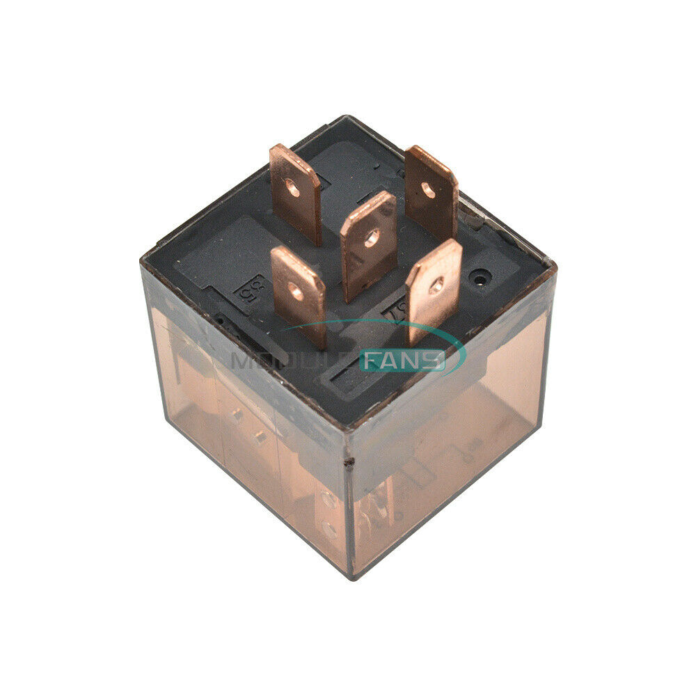 New DC 12V 80A 1NO 1NC SPDT 5 Pins Green Indicator Light Truck Car Relay