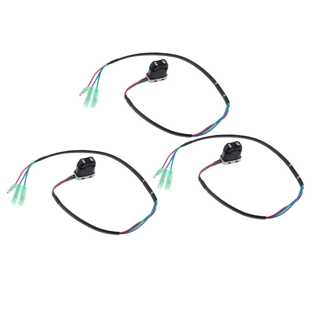 3pcs TRIM & TILT Switch A 703-82563-02-00 703-82563-01 for Yamaha Outboard