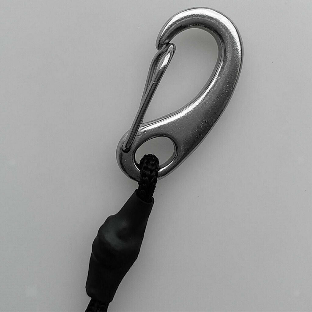 Portable Elastic Shock Cord Rope Dinghy String Lanyard With Stainless Steel