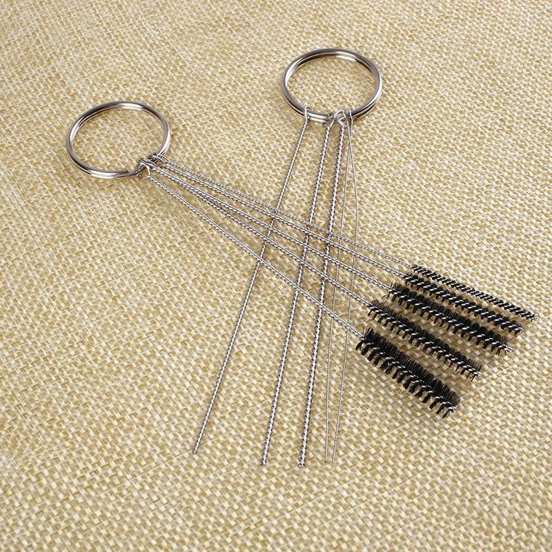 Carburetor Carbon Dirt Jet Remove 10 Cleaning Needles + 5 Brushes Tool Kits