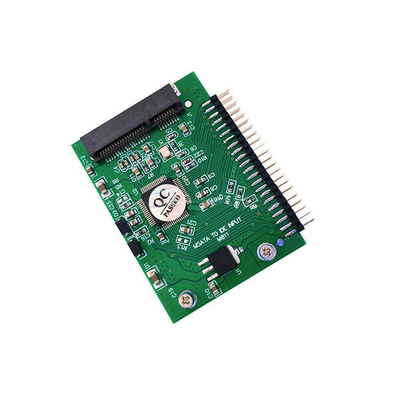 mSATA Mini PCI-E SSD To 1.8'' 44 Pin Male IDE Converter Adapter Board:0J JfJBDA