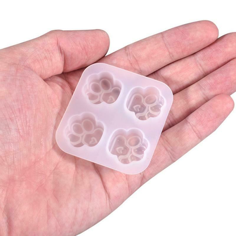 Clear DIY Keychain Pendant Jewelry Crafting Mould for Valentine Love Gift Craft
