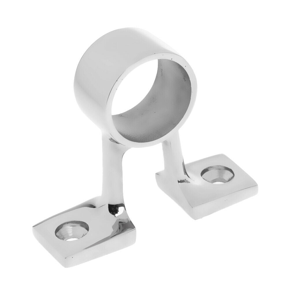 2 Pieces Stainless Steel Boat Hand Rail Fitting Center Bracket for 25mm Pipe