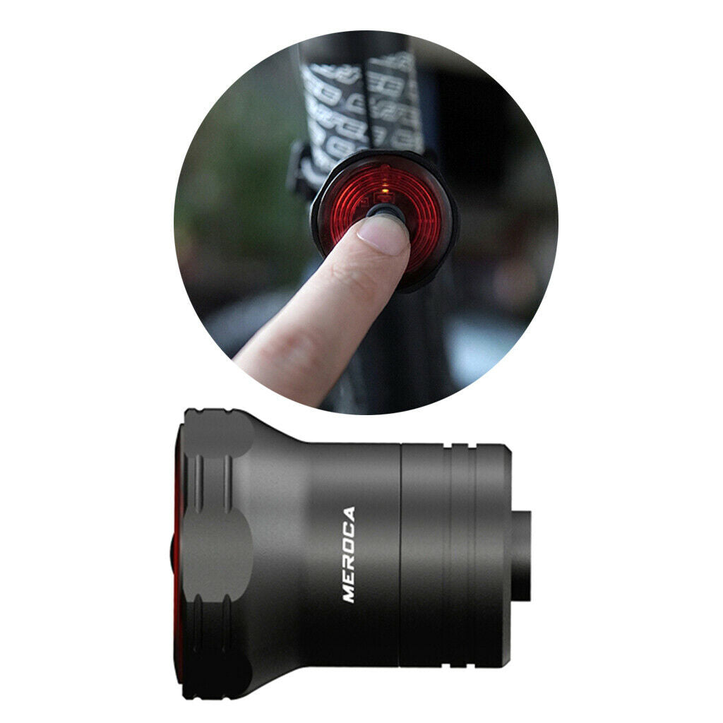 Mountain Bike Tail Light IPX6 Waterproof USB Super Bright Easy to Install
