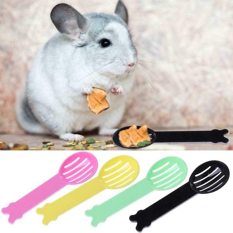 Hamster Pet Bath Spoon Small Animal Sand Spoon Hamster Guinea Pig Cleaning Tool