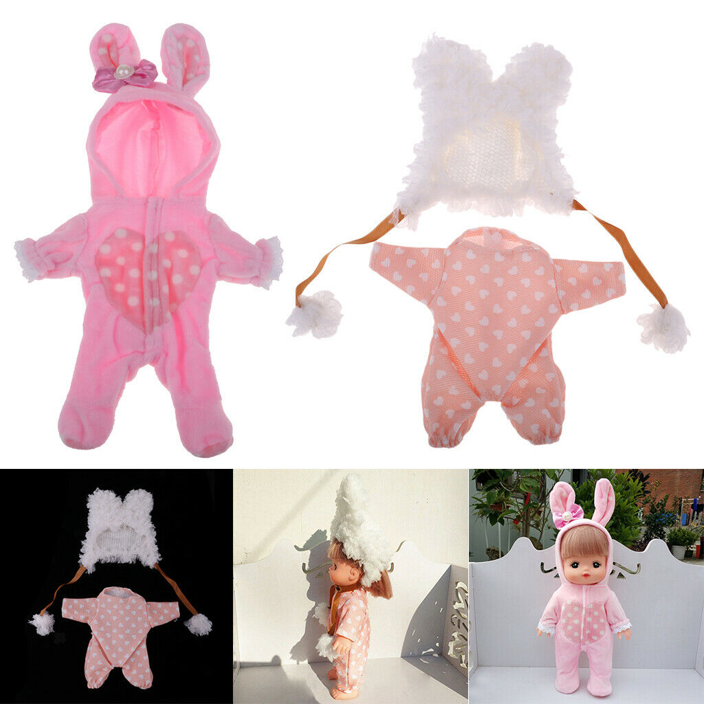 Lovely Winter Costume Set Printed Pattern Rompers Jumpsuit & Plush Hat For