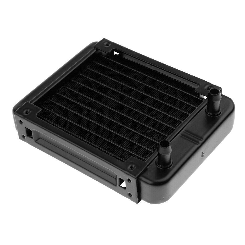 10 Tubes 120mm Straight Mouth PC Computer Radiator  Exchanger Cooling Fin