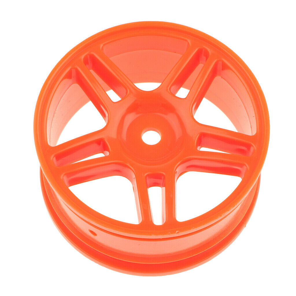 4PCS 1:10 Racing Car Wheel Rim for HSP94123 RC Cars Accessories Red