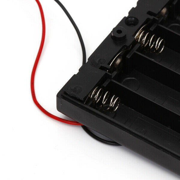5x Battery Box Holder Case for 4 AA Batteries 6V with on / off Switch