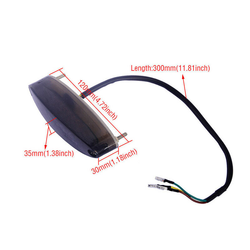 28 LEDs 3W 12V motorcycle rear light led bike rear tail stop brake light red Kt