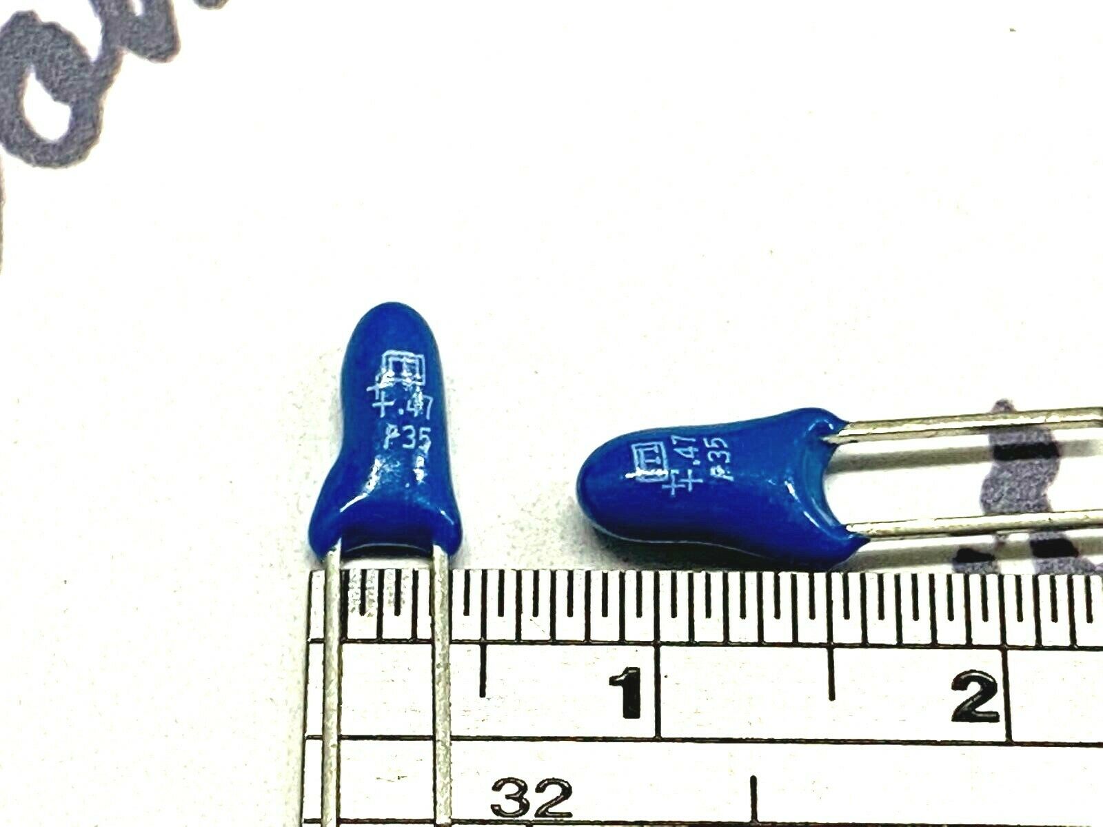 20pcs - MATSUO 0.47uF 35V Tantalum Radial Dipped Capacitor JAPAN NOS