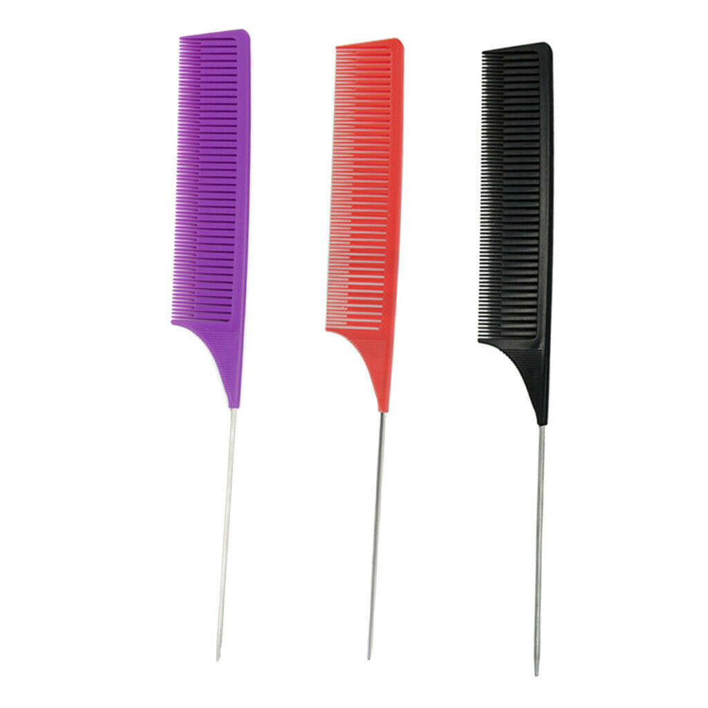 Professional Weaving Highlighting Foiling Hair Combs Salon Styling Hair Comb