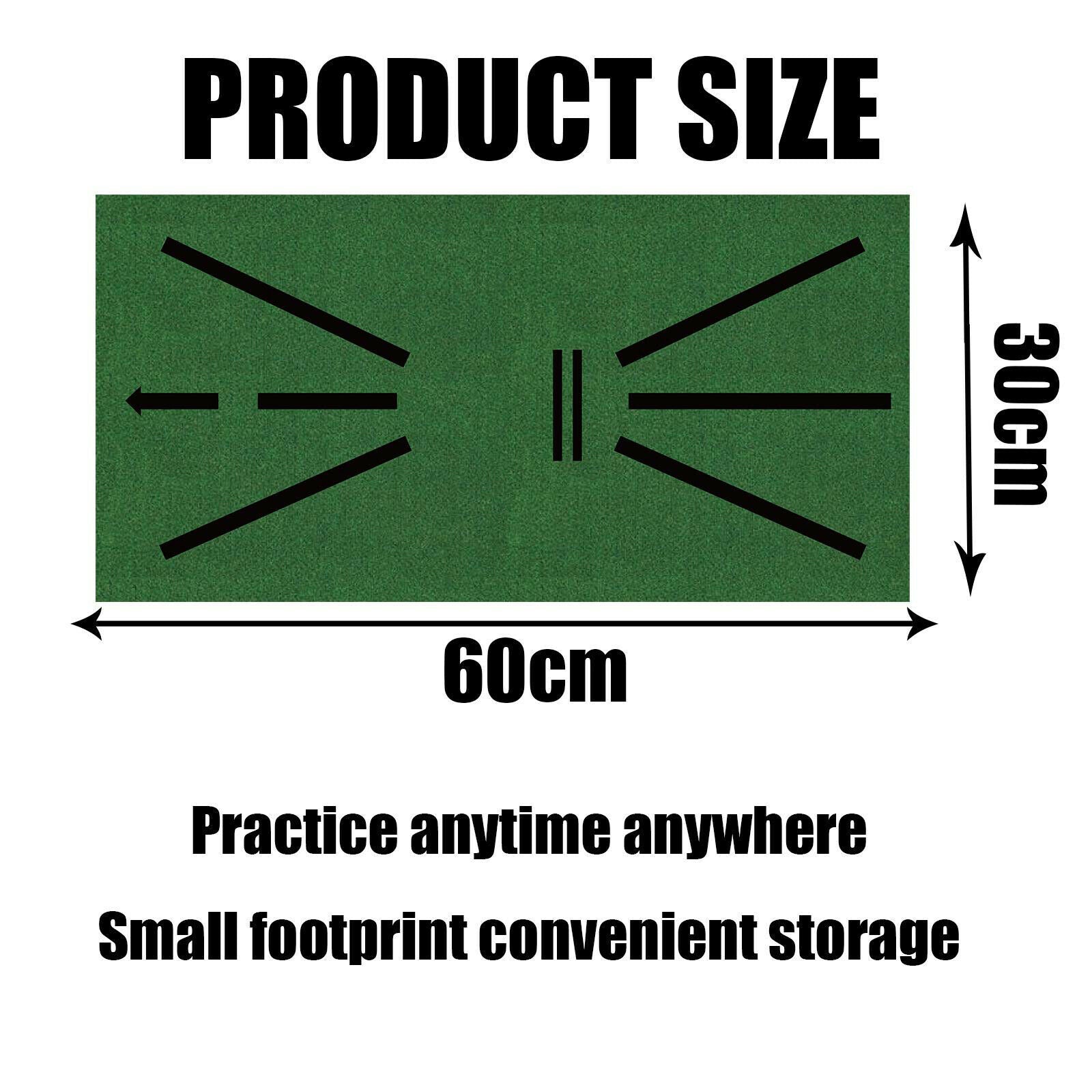 Premium Golf Mat 12“x24“ Aids Pad for Indoor & Outdoor Backyard Chipping