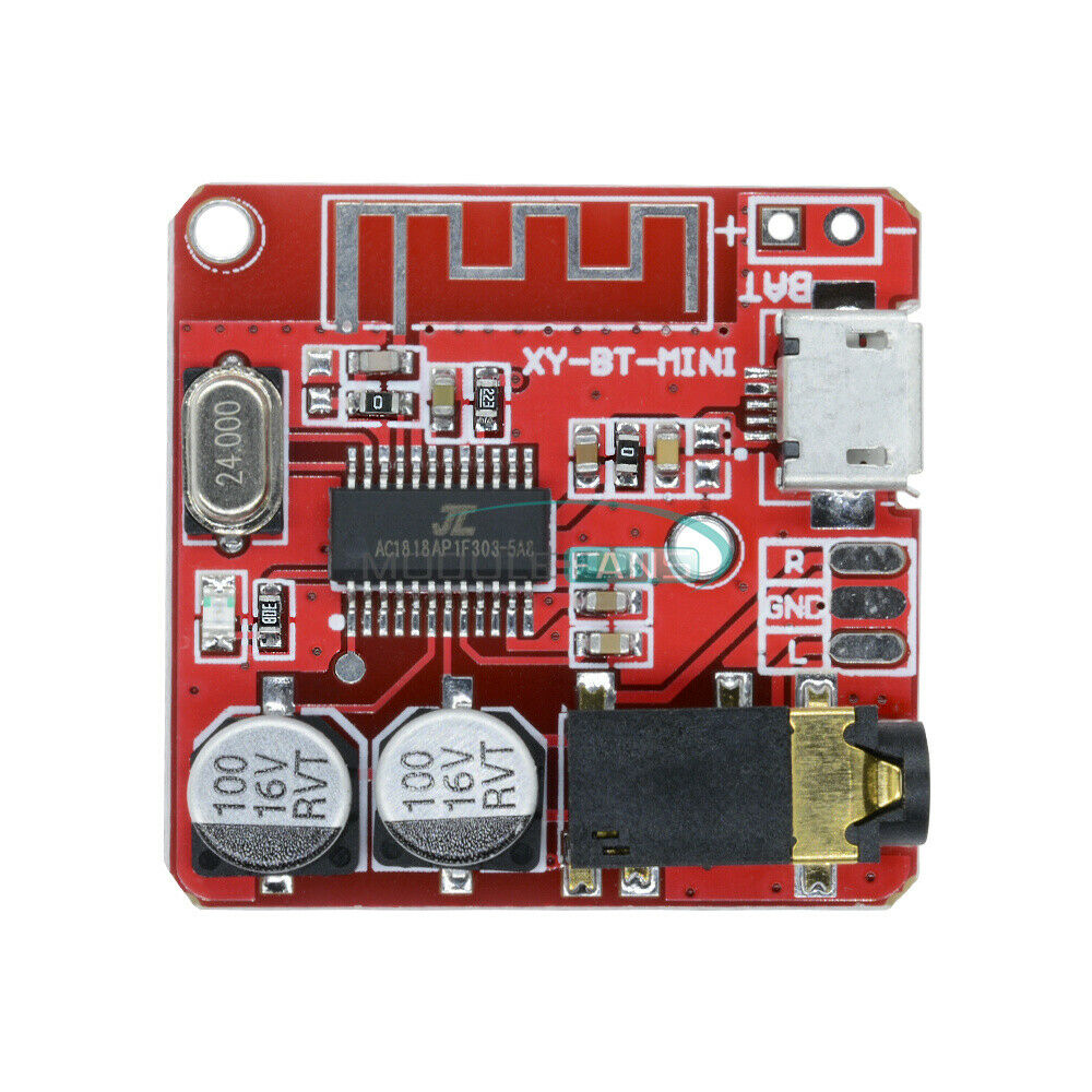 10PCS 3.7V-5V Mini Bluetooth 4.1 Audio Receiver MP3 Decoder Amplifier Board