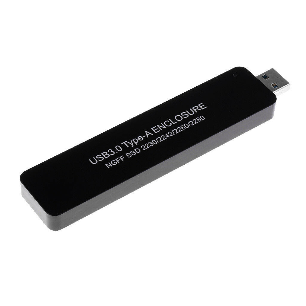 USB3.0 NGFF M.2 SSD Adapter Case External HDD Enclosure Box Supports B-key