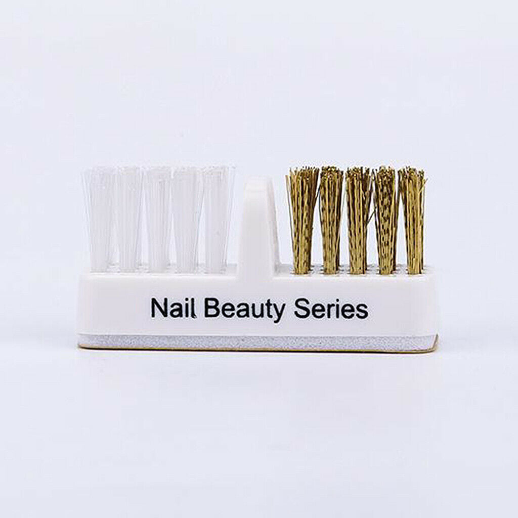 Steel Wire Mini Drill Bits Cleaning Brush for Nail Drill Bit DIY Manicure