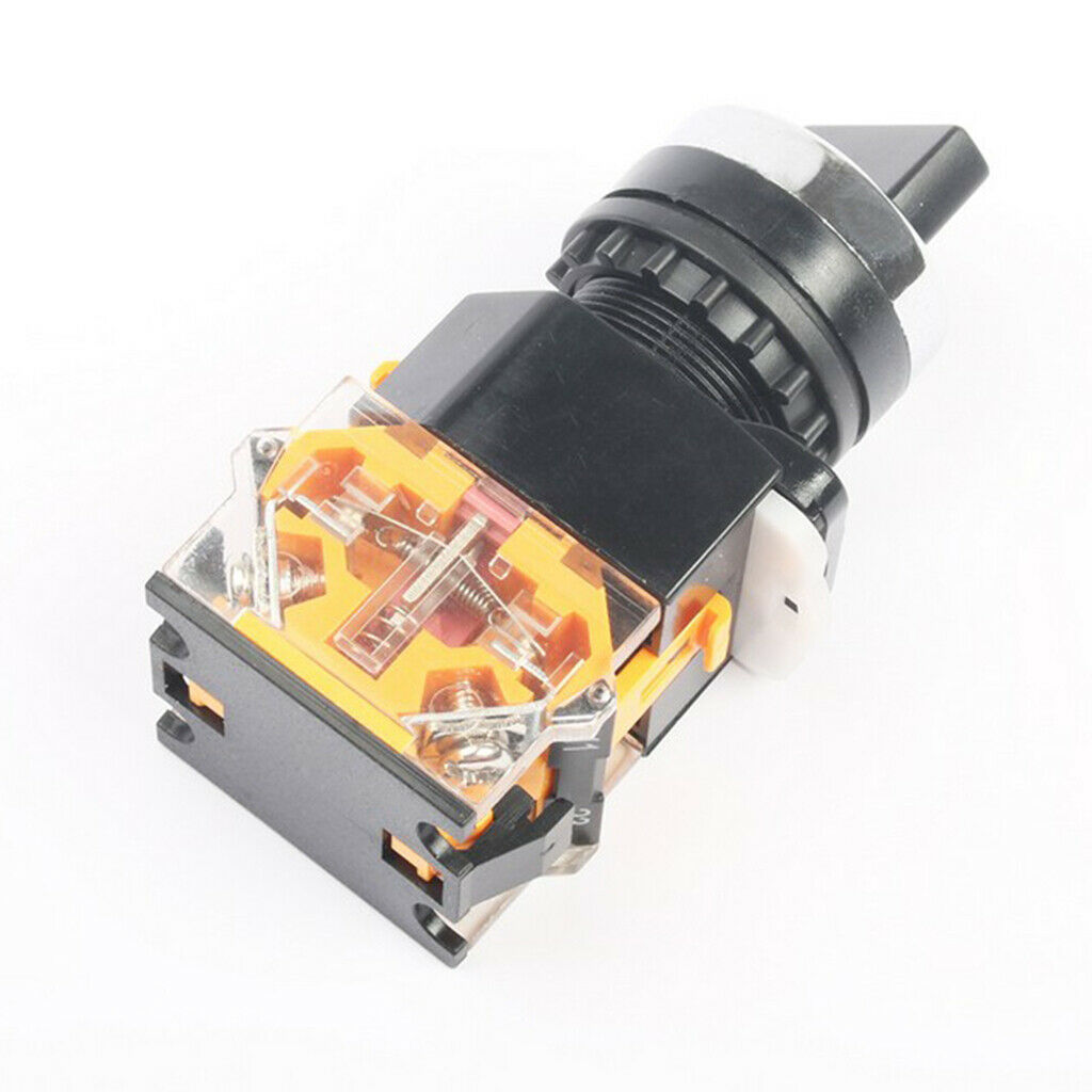 22mm Rotary Switch Two Lock Button Switches