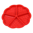 4-Cavity Red Silicone Muffin Mold Bread Baking Mould Bakeware Candy DIY Mold