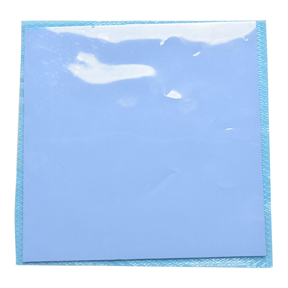 100x100x1mm Blue Heatsink Cooling Thermal Conductive Silicone Pad Uncut Ma.l8