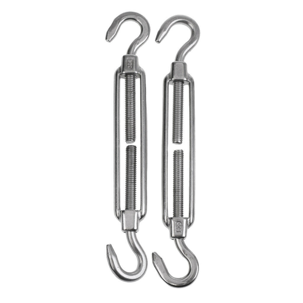 Sun Shade Sails Canopy Stainless Steel Kit Accessories - Turnbuckle Pad Eye