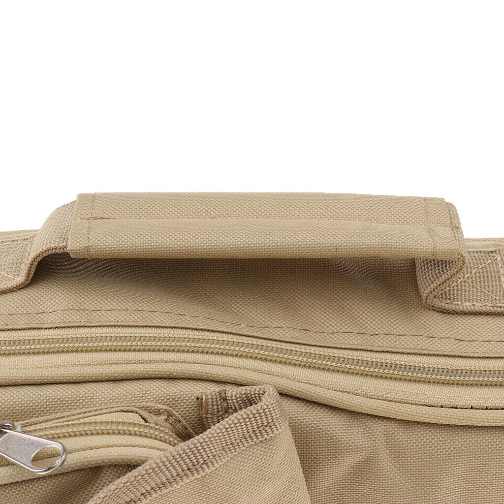 Thicken Adjustable Ukulele Gig Bag Uke Case Padded Carry Bag 21inch Khaki