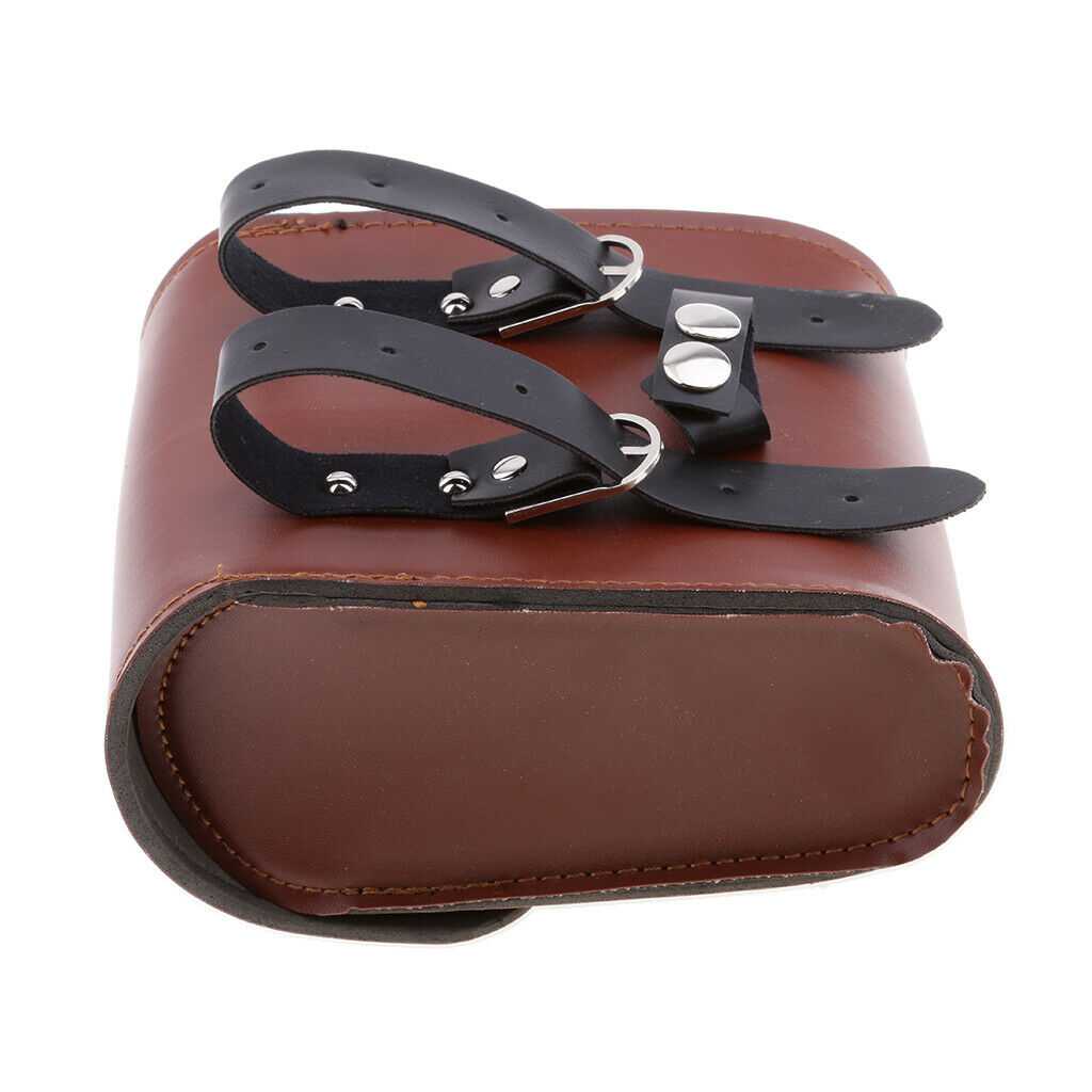Motorcycle Leather Bike Side Storage Saddle Bag