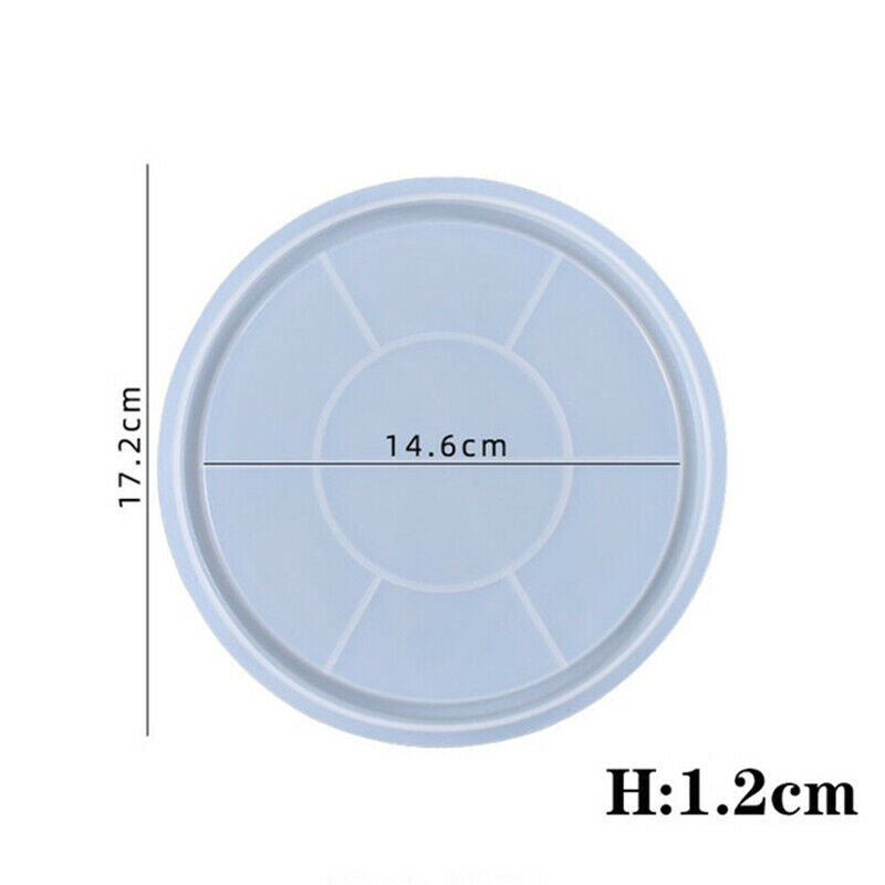 Silicone Mold Tray Concrete Mold Terrazzo Round Plate Concrete Plaster Mo.l8